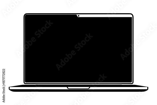 Modern portable computing device featuring a sleek, minimalist design, perfect for digital work, remote learning, and creative projects, symbolizing technology and connectivity