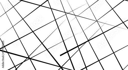 Random chaotic lines abstract geometric patterns of modern design. Random geometric line pattern on a transparent background.