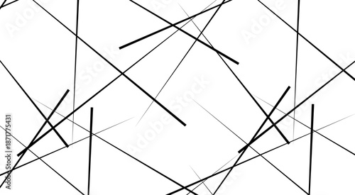 Random geometric line pattern on a transparent background. Random line low poly pattern. abstract seamless line vector. 
