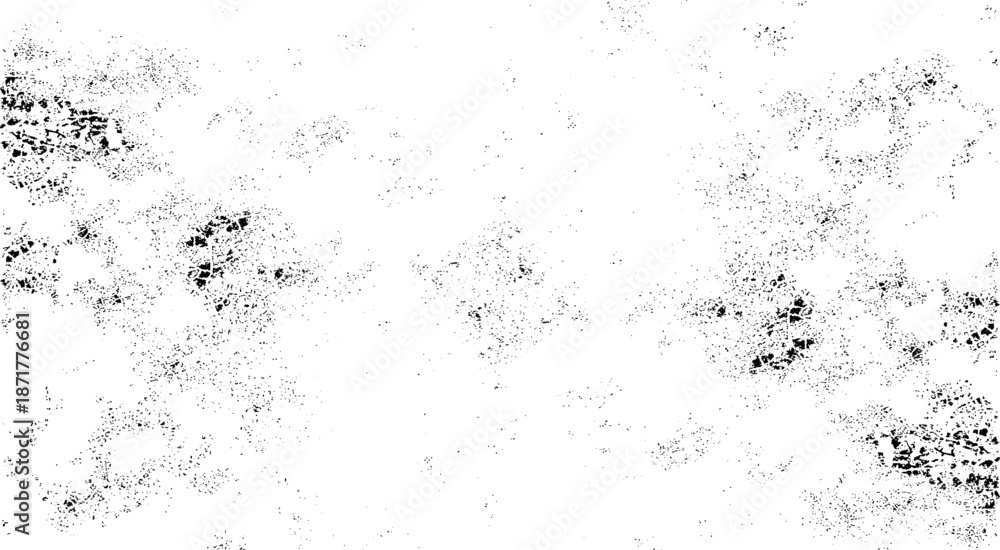 Obraz premium Abstract texture of grunge white and black scratches and cracks distressed. Grunge black and white pattern. Monochrome particles abstract texture.