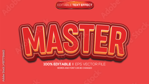 3d text effect master theme