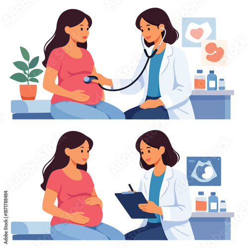 Pregnancy Healthcare Scene