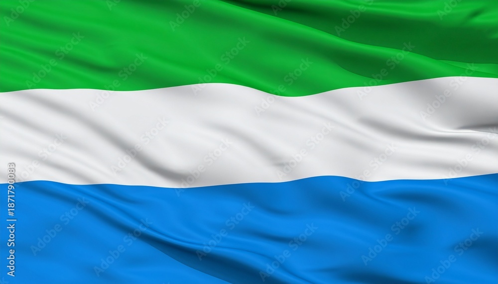 Fototapeta premium flag of Sierra Leone