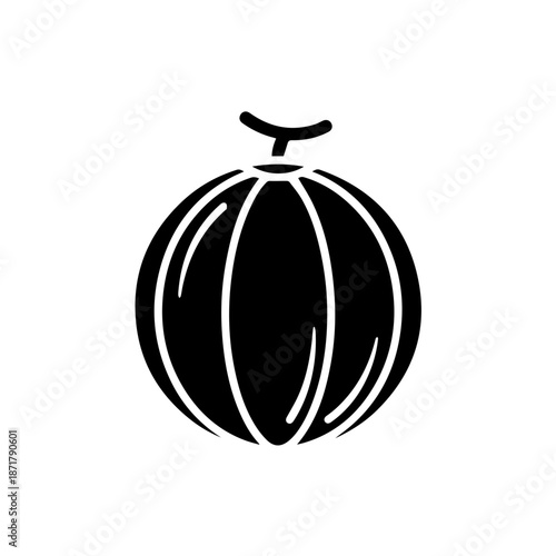 Black and white pumpkin