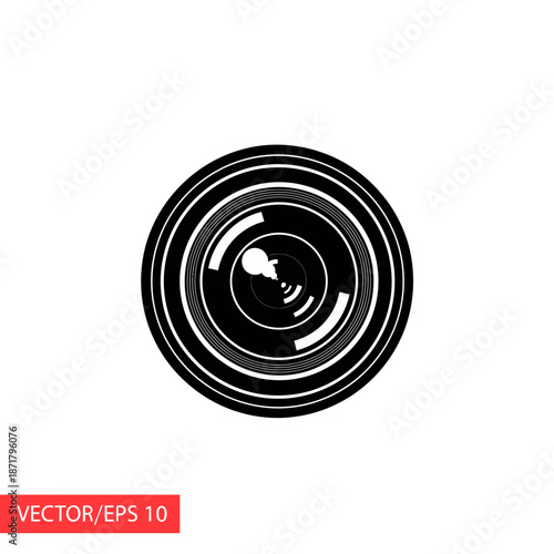 High quality professional stock photo of a young businesswoman using a laptop while sitting in a modern sunlit office workspace