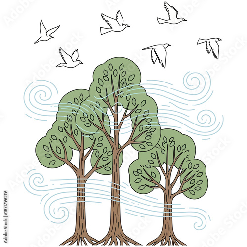 High quality professional stock photo of a young businesswoman using a laptop while sitting in a modern sunlit office workspace