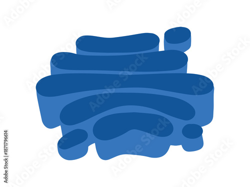 Golgi Complex Cell Anatomy Clip Art
