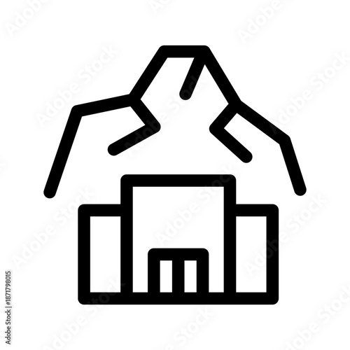 Hotel Icon Vector Symbol Design Illustration