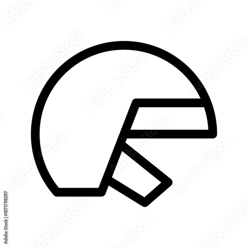 Head Protector Icon Vector Symbol Design Illustration
