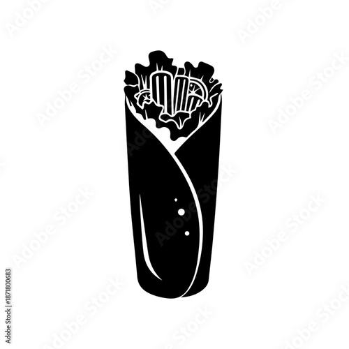 Classic black burrito