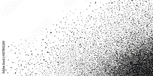 Abstract design with grain grunge texture design . Grain noise halftone or grainy texture or dot work grain noise paper texture design. Small particles of debris and dust