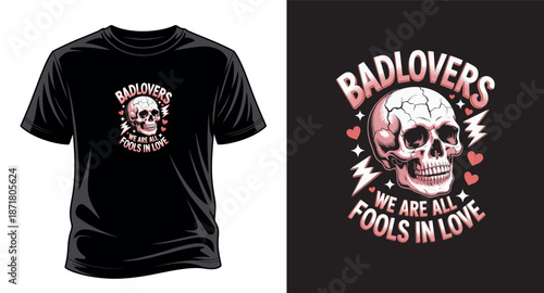 Valentine day graphic vector art T-shirt design print templet