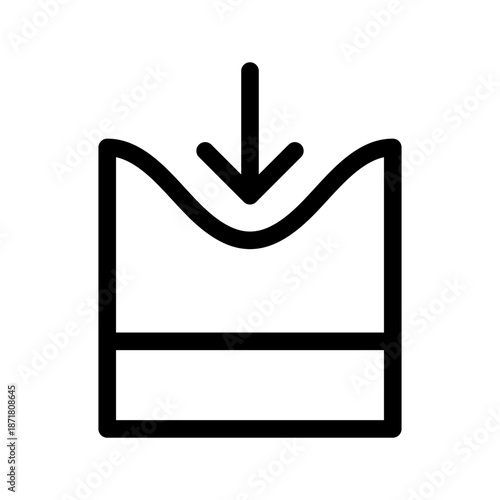 Warp Tool Icon Vector Symbol Design Illustration