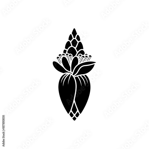 Intricate floral pendant