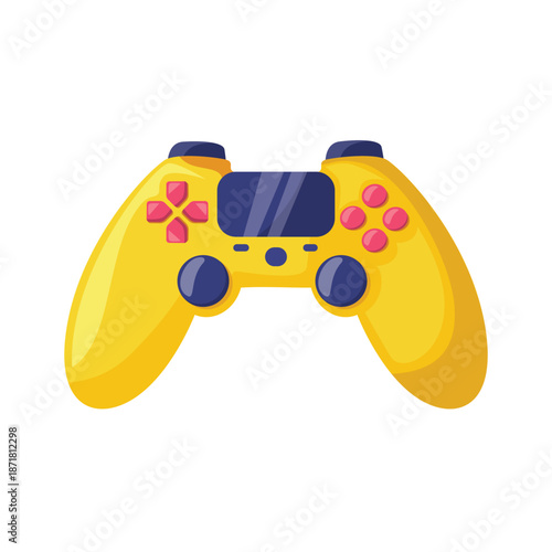 Video game controller joystick icon vector illustration for gaming and esports concept, game controller clip art, clip art video game controller
