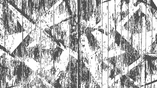 Distorted glitch lines with grunge textured effect creating abstract technology background for contemporary design use