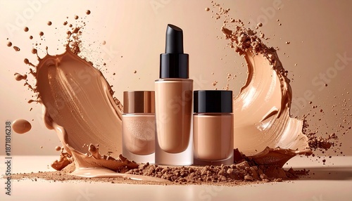 なめらかな質感が美しいファンデーションの化粧品2