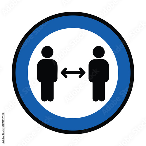 Social distancing sign