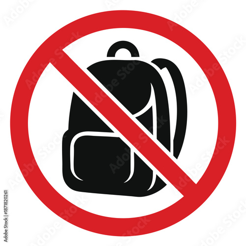 Backpack not allowed