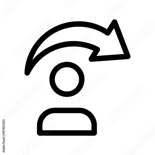 Customer Retention Icon Vector Symbol Design Illustration