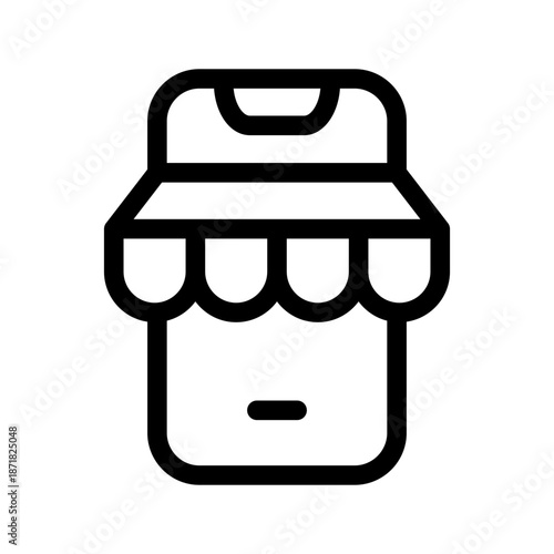 Online Store Icon Vector Symbol Design Illustration