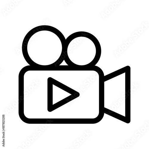 Movie Icon Vector Symbol Design Illustration