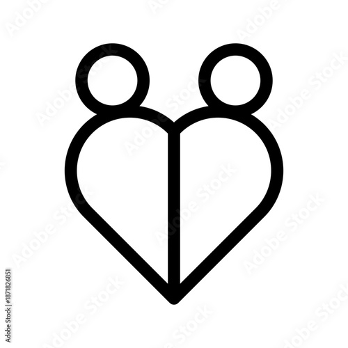 Intimacy Icon Vector Symbol Design Illustration