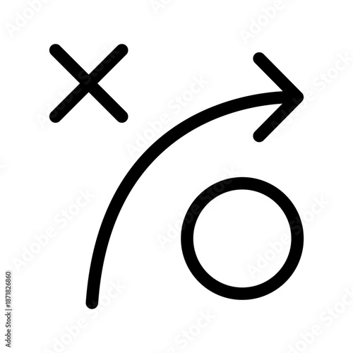 Strategy Icon Vector Symbol Design Illustration