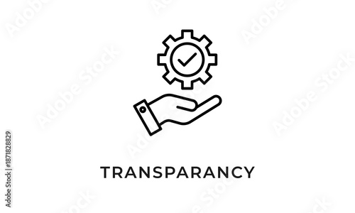 Transparancy Icon Or Logo Isolated Vector Illustration