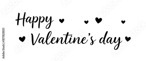 Valentine's Day Greeting: Expressing love and affection, this heartfelt message is adorned with delicate hearts, perfectly encapsulating the spirit of the occasion.