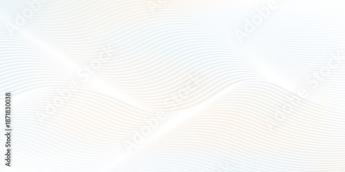 Abstract design with white line pattern luxury pastel colour. Abstract horizontal vector template modern