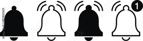 Four Bell with Different States and Signals notification