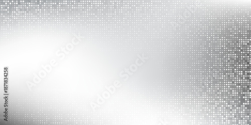 Modern rectangle foil background with metal mirror texture. Chrome gradient surface with light simple