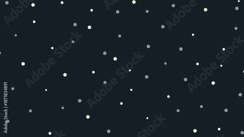 White dots scattered on a dark blue background creating a pattern.