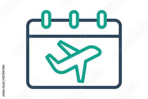 Paid time of icon. line icon style. business elements vector illustration