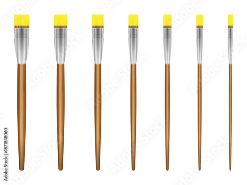Art paint brushes