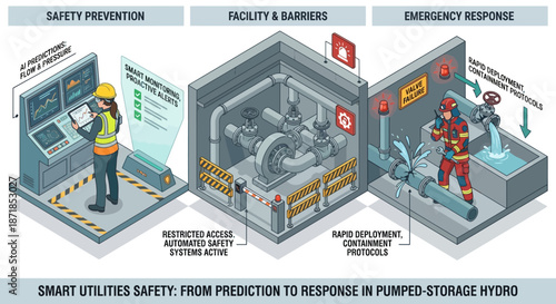 Isometric Smart Utility Safety: Prediction, Prevention, Emergency Response
