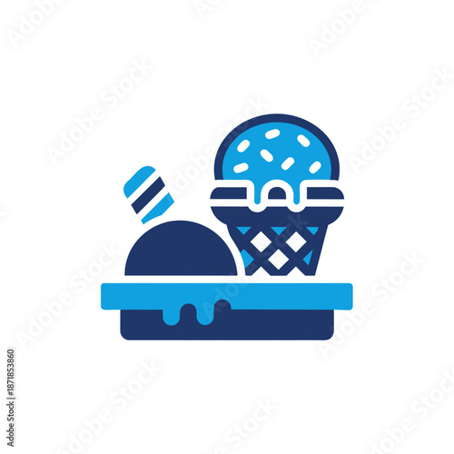 Colorful bathroom accessories set