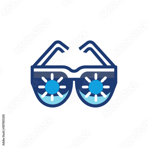 Sunglasses with floral design