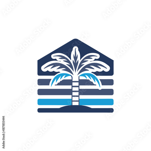 Tropical location pin