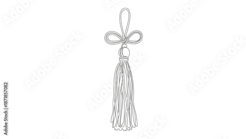tassel with bow