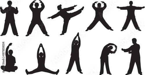 Yoga poses for flexibility and balance exercises