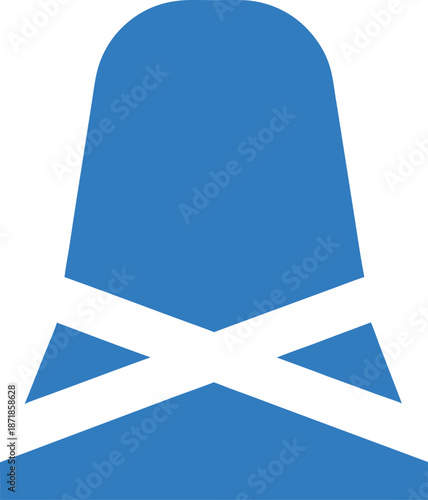 thimble vector illustration on transparent background