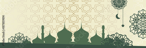 marhaban ya ramadhan illustrations sosial media post design