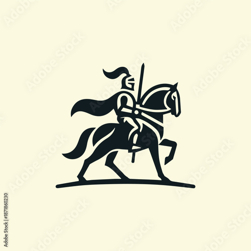 Knight on Horse Logo