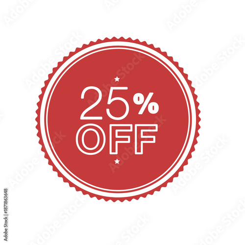 Special offer discount label with different sale percentage. 25 20 10 15 30 off with transparent background ,sale offer
