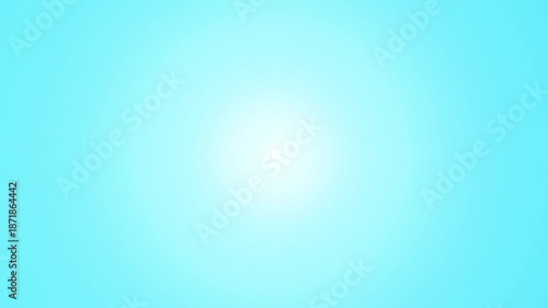 Bright blue background with white light transition