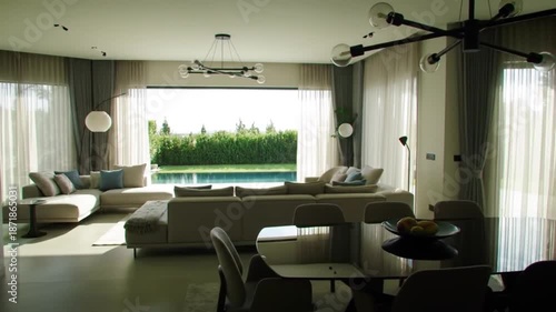 interior of a modern living room 