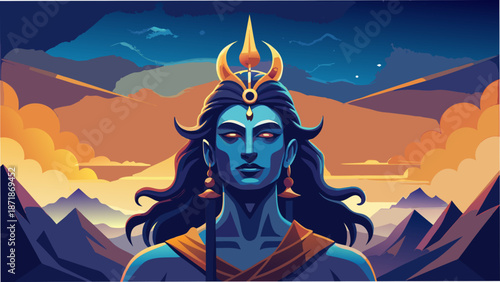 Celebrating golden madha galahava with joyful smiles Vector