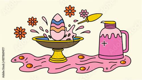 Fulviy and vector acrgraphund sare and feaes madeed and ansh Vector